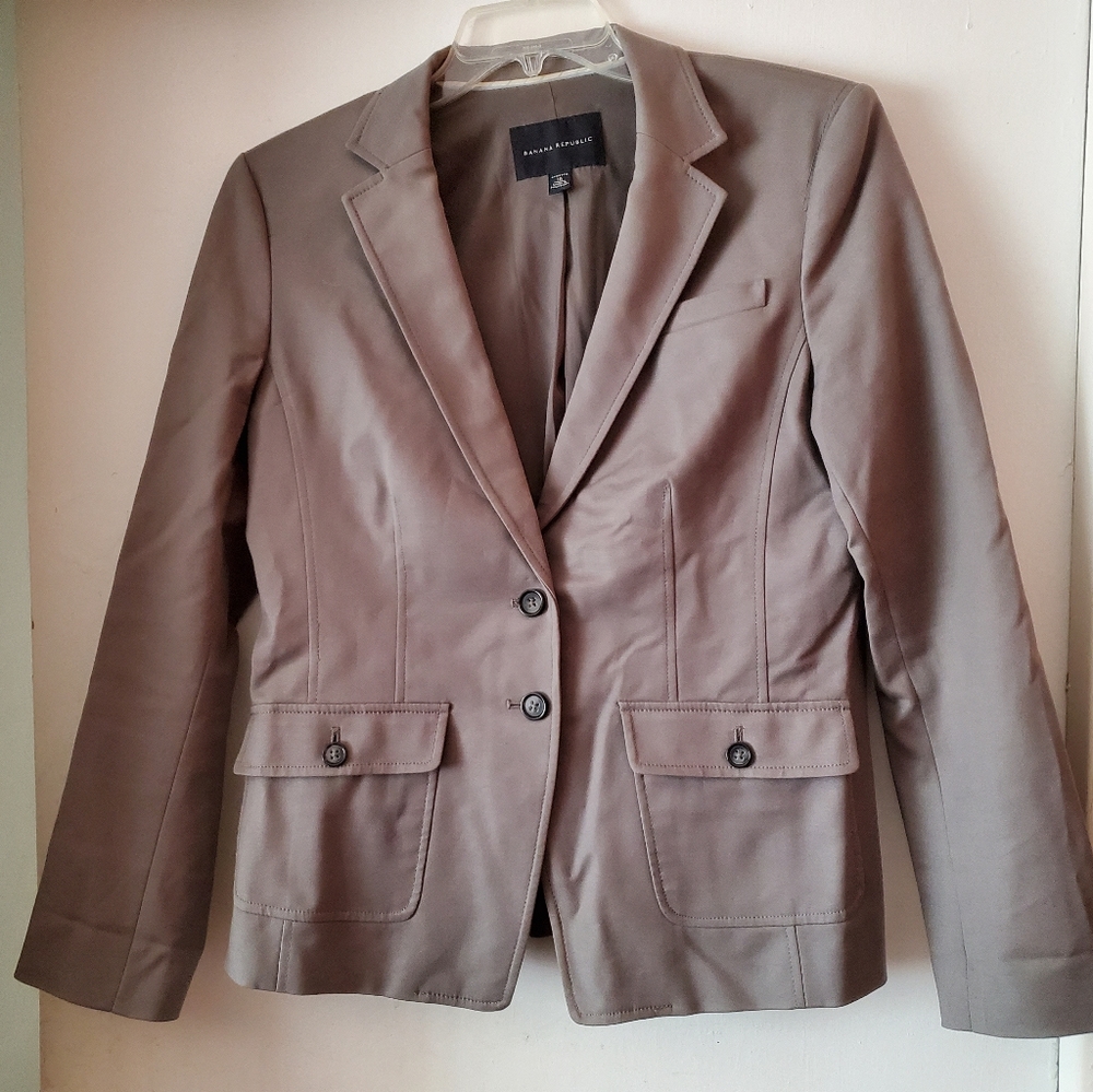 Women's Banana Republic blazer, size 16, gray